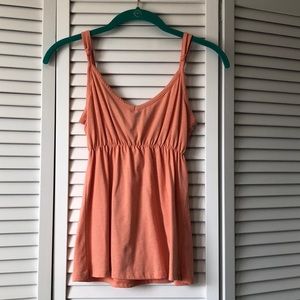Coral Babydoll Top
